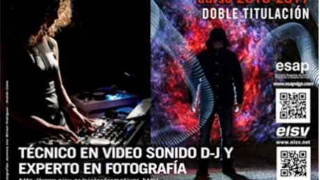 Curso Técnico en Vídeo, Sonido y DJ y Técnico Experto en Fotografía - Doble Titulación Oficial