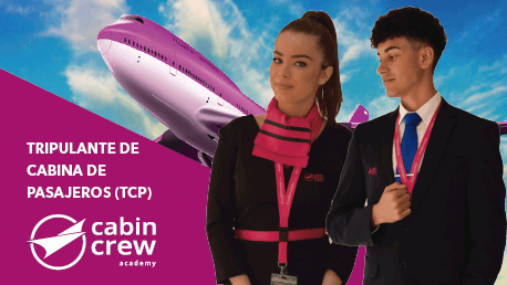 Curso Intensivo de Tripulantes de Cabina de Pasajeros TCP, Azafatas/os de Vuelo, Auxiliares de Vuelo